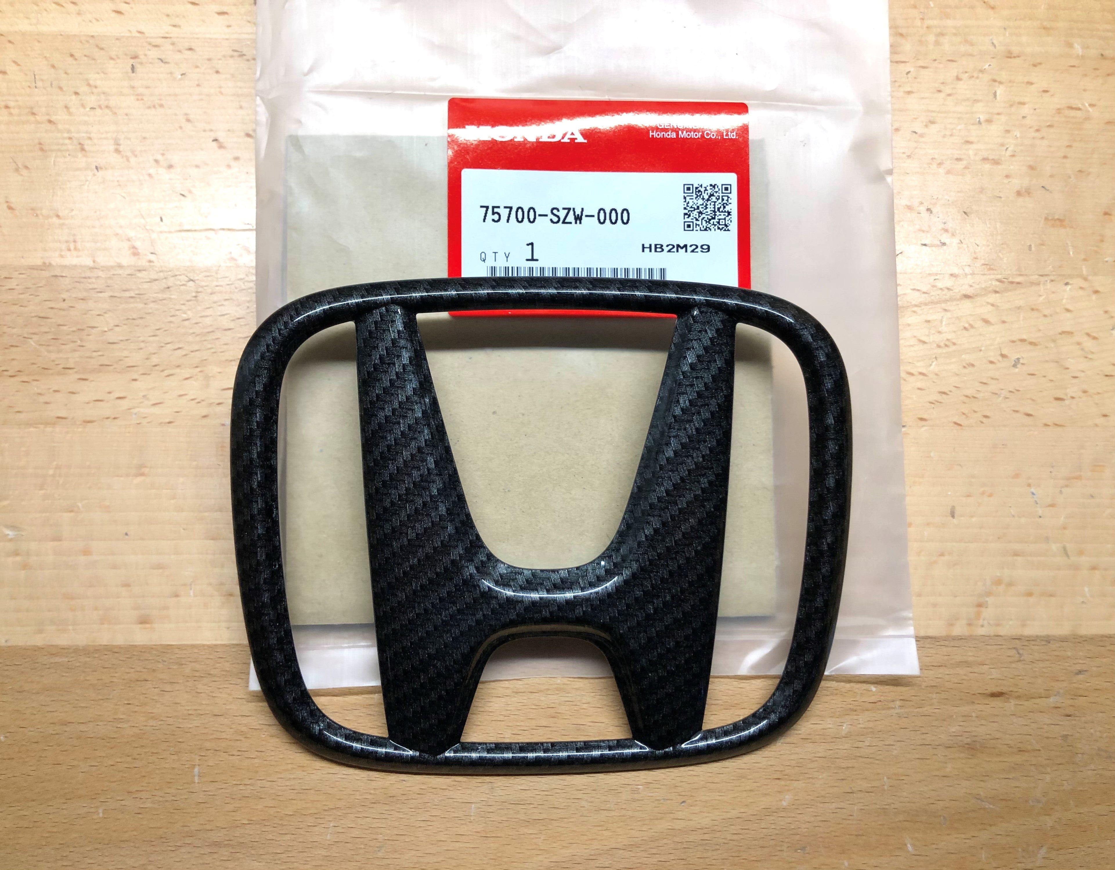 Honda Accord CR-V Pilot Carbon Fiber Front Grille Emblem – Deep