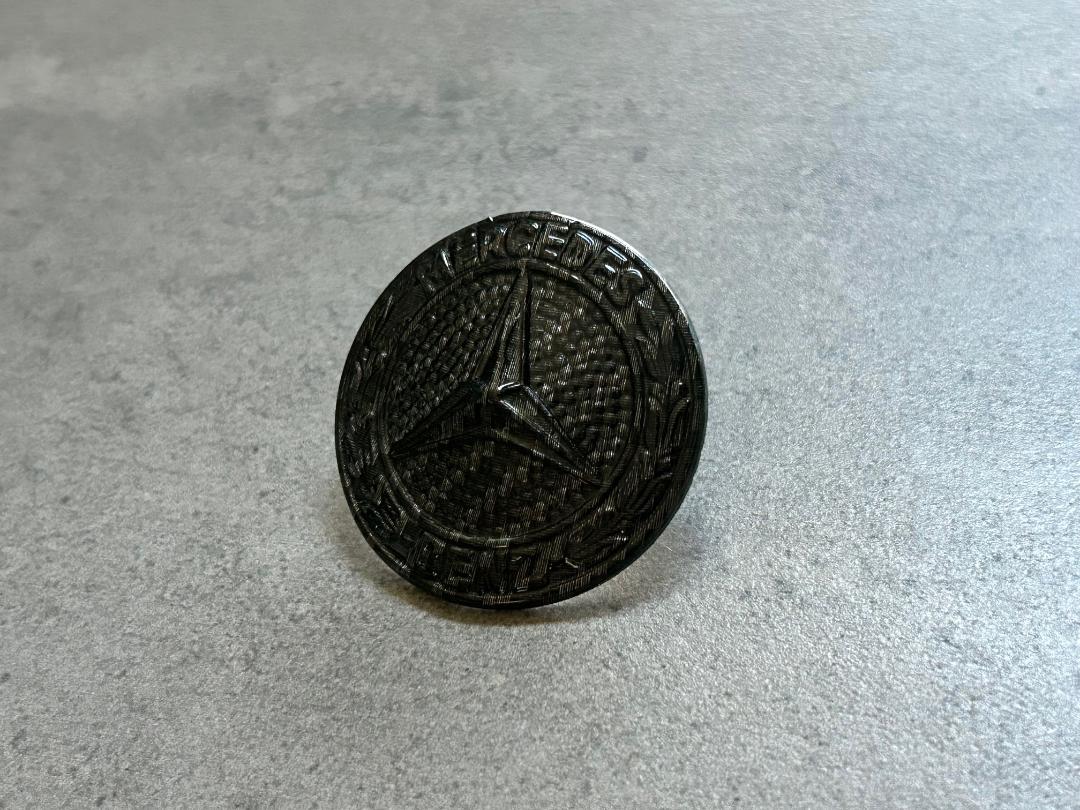 Mercedes W114 W115 Carbon Fiber Grille Star OEM Emblem