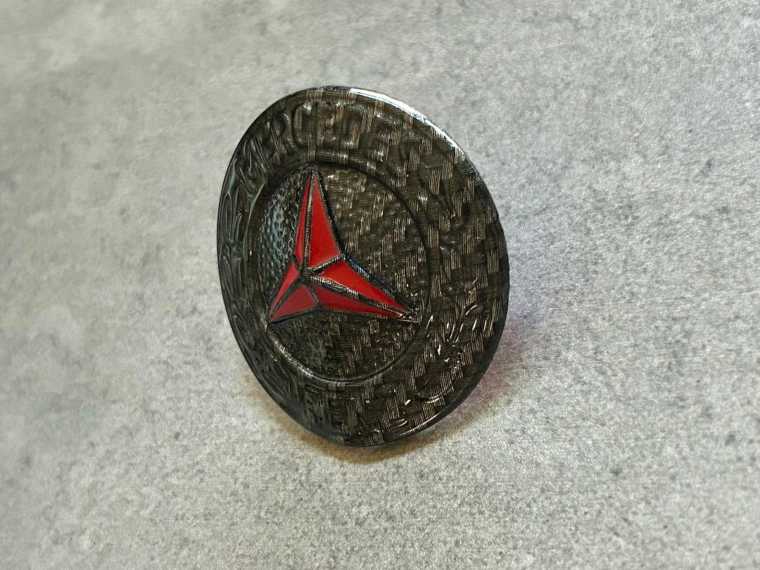 Mercedes W114 W115 Carbon Fiber Grille Star OEM Emblem