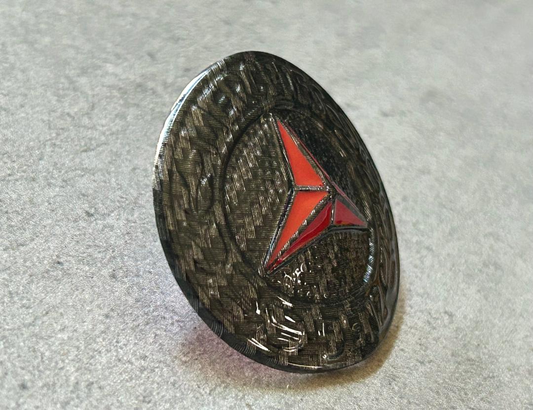 Mercedes W114 W115 Carbon Fiber Grille Star OEM Emblem