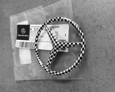 Mercedes CLA-Class 14-19 Houndstooth or Carbon Rear Star Emblem C117