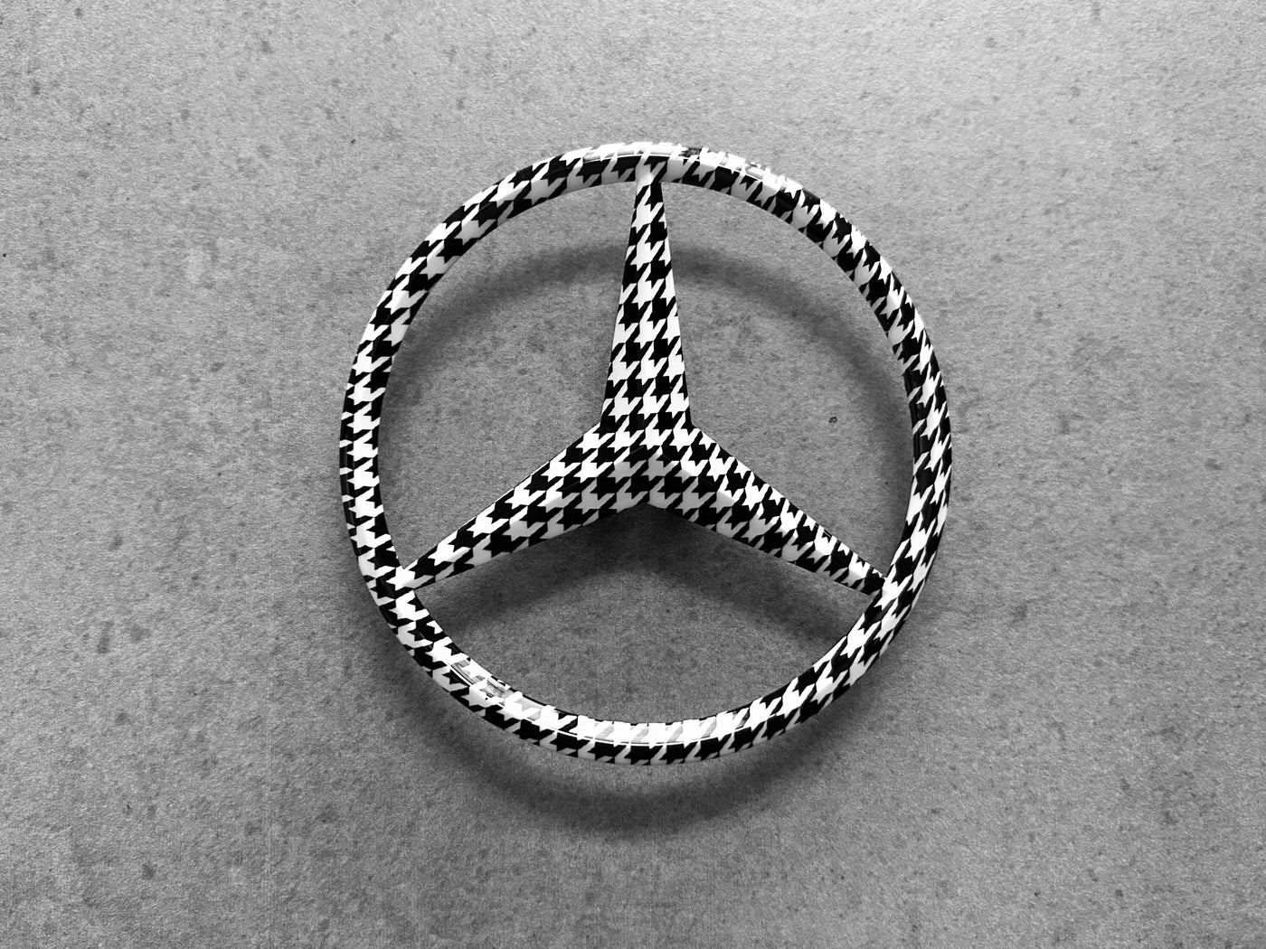 Mercedes CLA-Class 14-19 Houndstooth or Carbon Rear Star Emblem C117