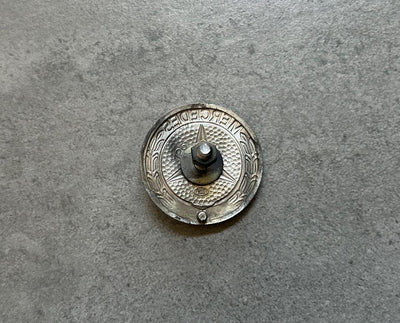 Mercedes W126 Black Carbon Fiber Grille Star OEM Emblem