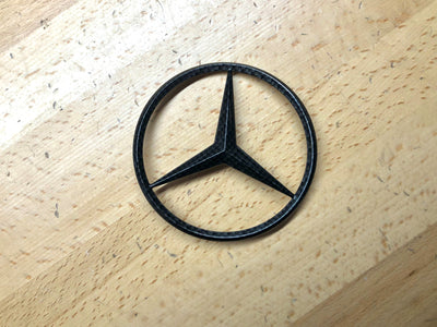 Mercedes CLK W208 E Sedan W210 Carbon Fiber Effect Rear Star