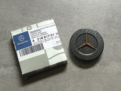 MB CLA GLA Copper & Carbon Front Bumper Emblem OEM Hood Star