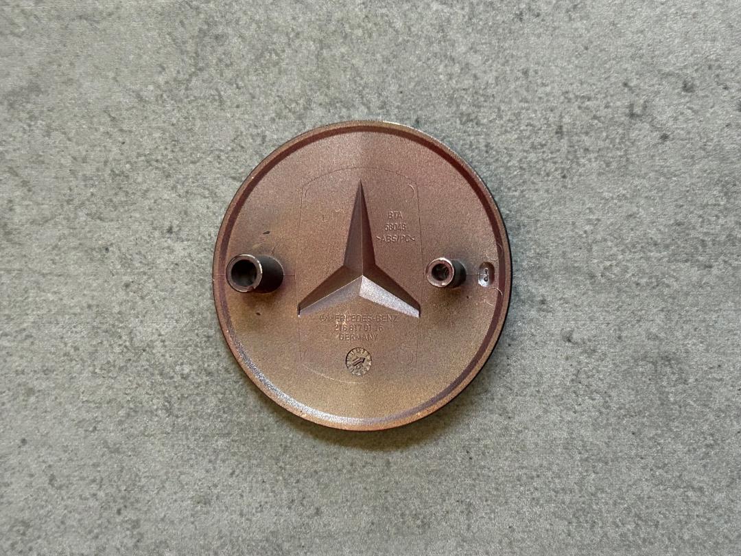 MB CLA GLA Carbon Fiber Front Bumper Emblem OEM Hood Star Badge