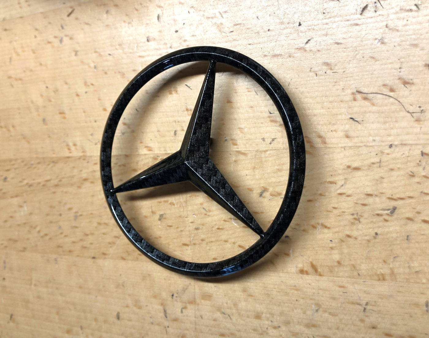 Mercedes SL-Class 02-12 Carbon Fiber Rear Star Emblem R230