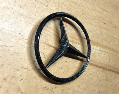 Mercedes SL-Class 02-12 Carbon Fiber Rear Star Emblem R230