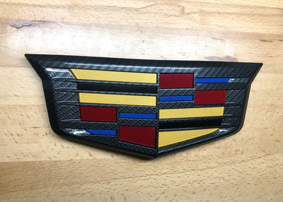 Cadillac Escalade Carbon Fiber Grille Emblem