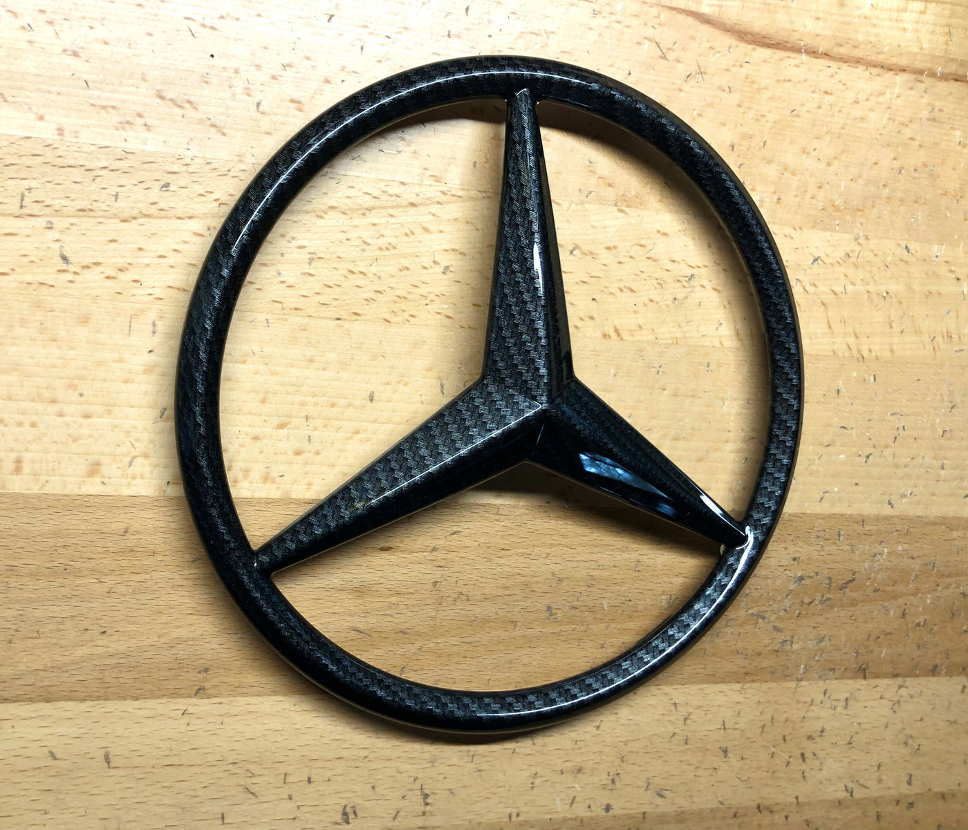 Mercedes GL ML Carbon Fiber Effect Front Grille Star