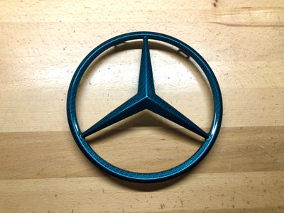 Mercedes GL ML Carbon Fiber Effect Front Grille Star