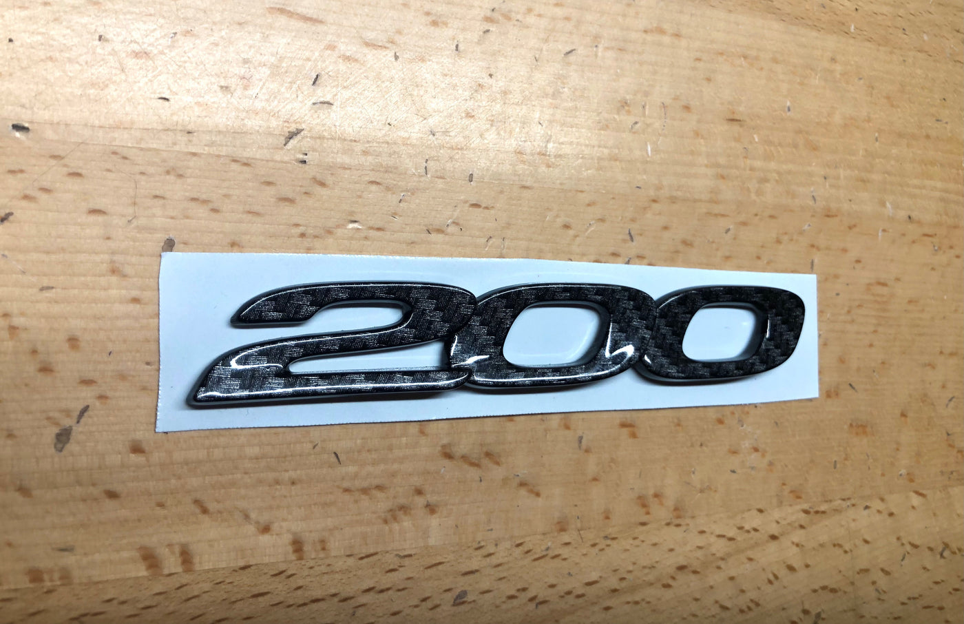 Chrysler 200 15-17 Carbon Fiber Nameplate