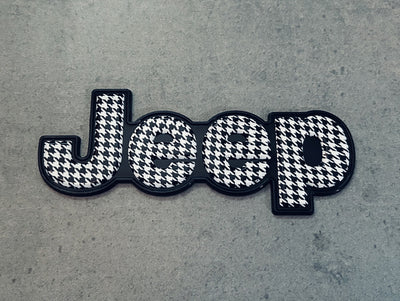 Jeep Renegade Houndstooth Rear Tailgate Emblem