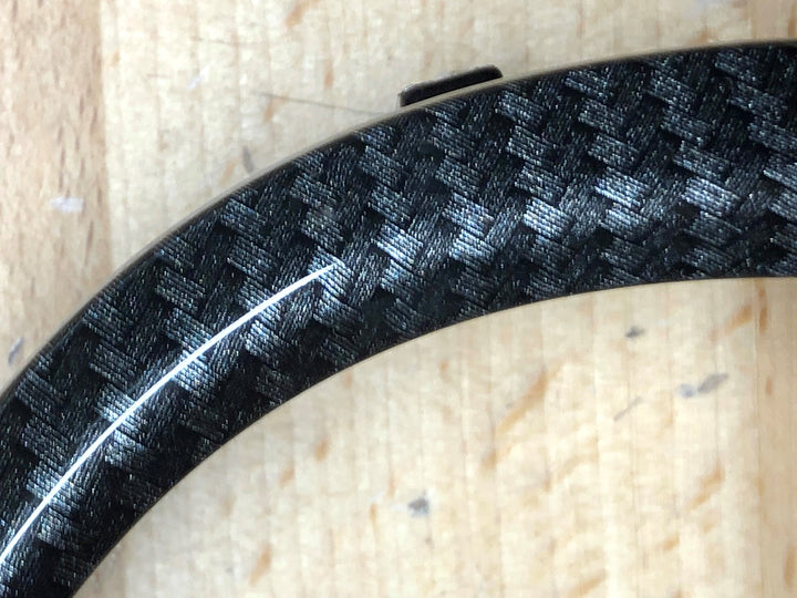 Acura TLX 18-20 Black Carbon Fiber Grille Emblem Ring OEM – Deep