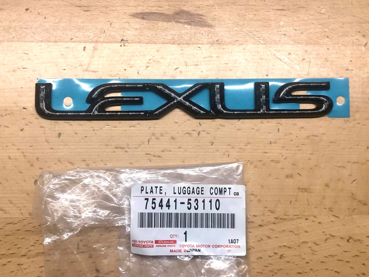 Lexus IS Carbon Fiber Effect Nameplate JDM
