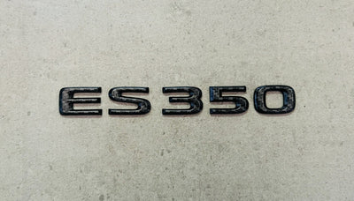 Lexus ES350 Carbon Fiber Effect Nameplate OEM