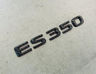 Lexus ES350 Carbon Fiber Effect Nameplate OEM