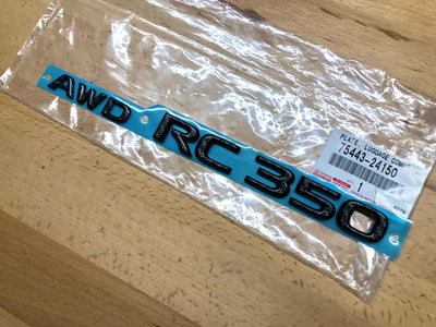 Lexus RC350 AWD Carbon Fiber Effect Nameplate