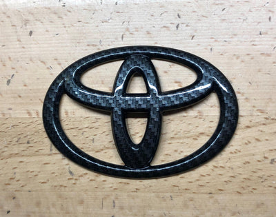 Toyota FJ Cruiser Black Carbon Fiber Rear Door Emblem