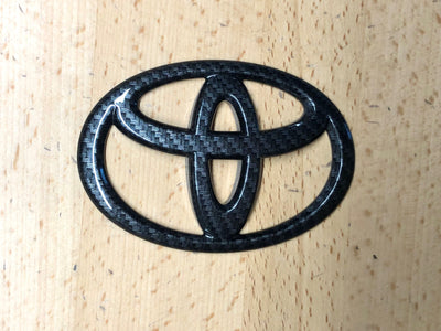 Toyota FJ Cruiser Black Carbon Fiber Rear Door Emblem