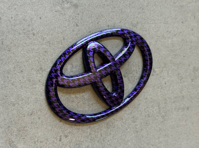 Toyota Rav4 Purple Houndstooth Emblem Rear Logo OEM