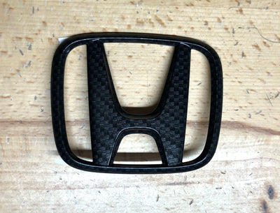 Honda Civic 01-05 Carbon Fiber Effect Rear Emblem