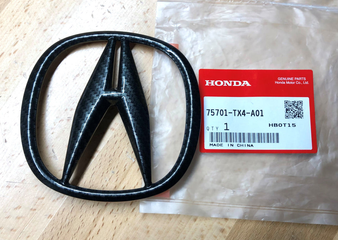Acura RDX 13-18 Carbon Fiber Effect Rear Emblem Logo – Deep Blue