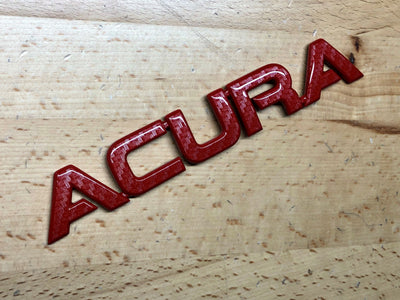 Acura RSX TL TSX Carbon Fiber Emblem OEM