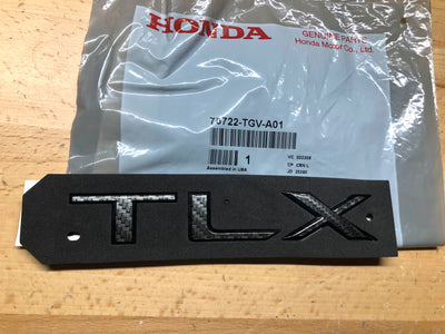 Acura TLX 21-23 Carbon Fiber Effect Nameplate OEM