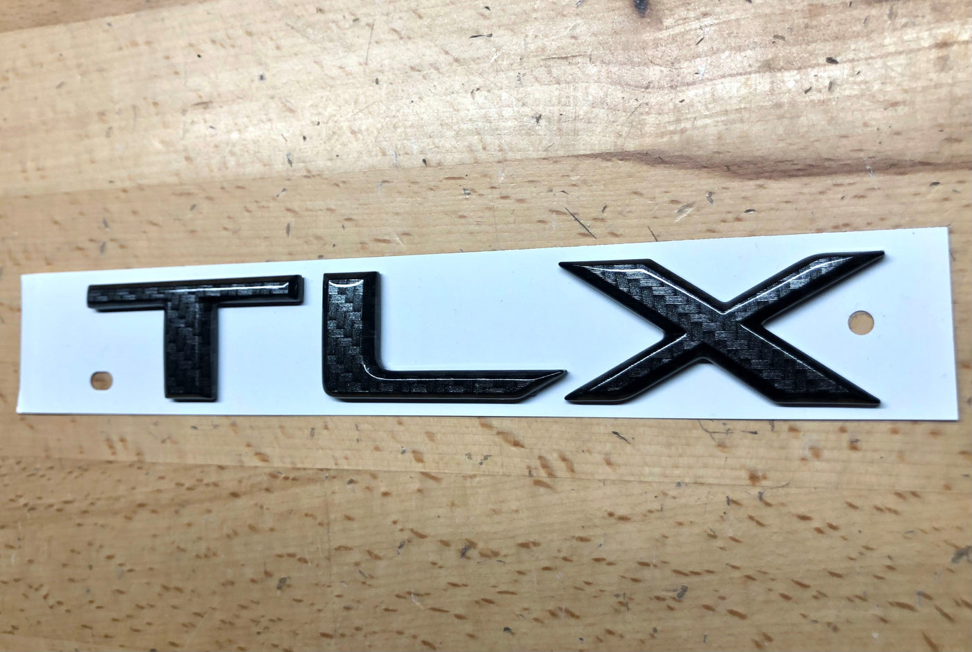 Acura TLX 21-23 Carbon Fiber Effect Nameplate OEM