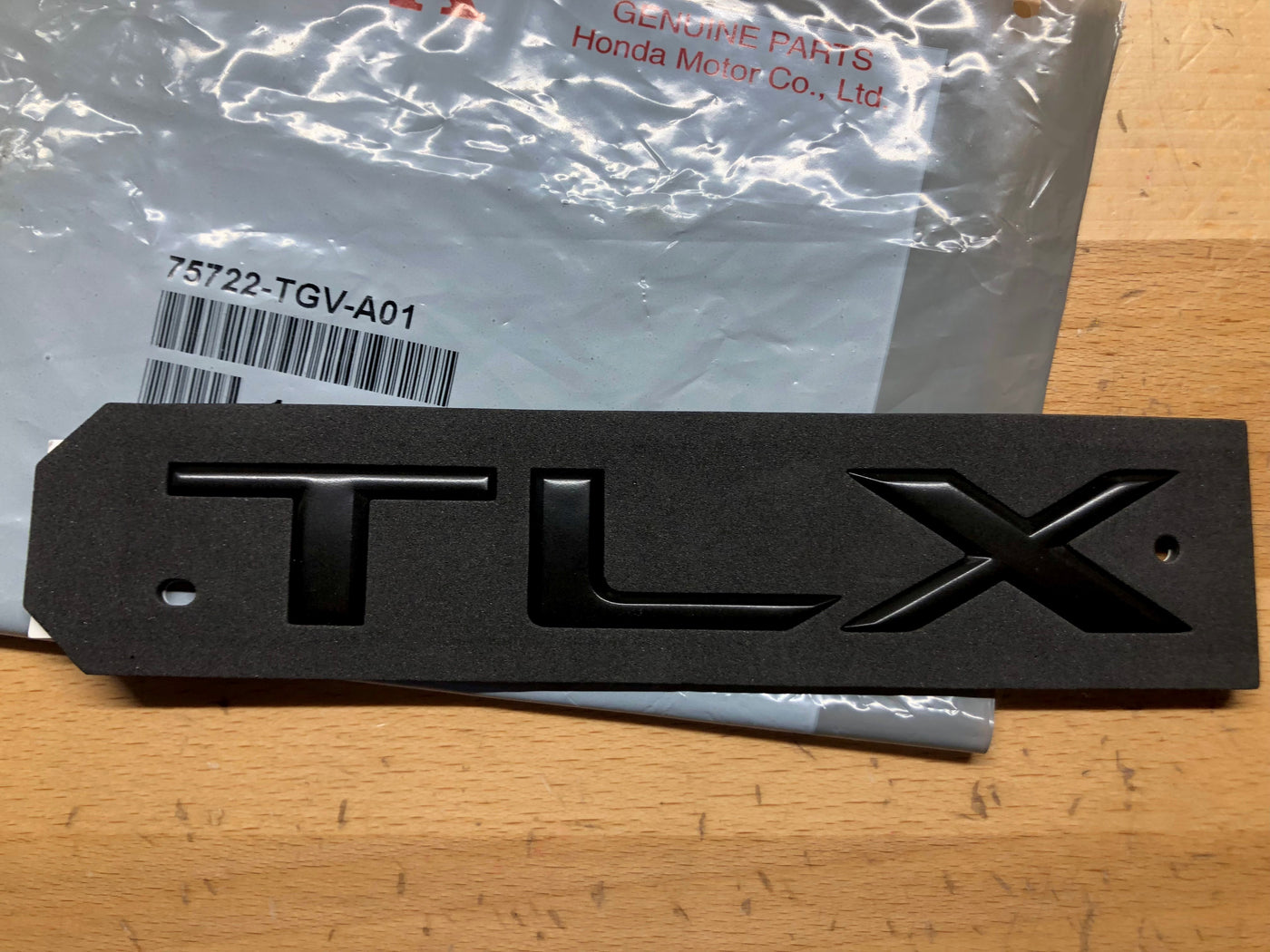 Acura TLX 21-23 Carbon Fiber Effect Nameplate OEM