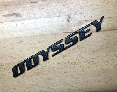 Honda Odyssey Carbon Fiber Effect Nameplate