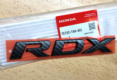 Acura RDX 13-18 Carbon Fiber Effect Nameplate OEM