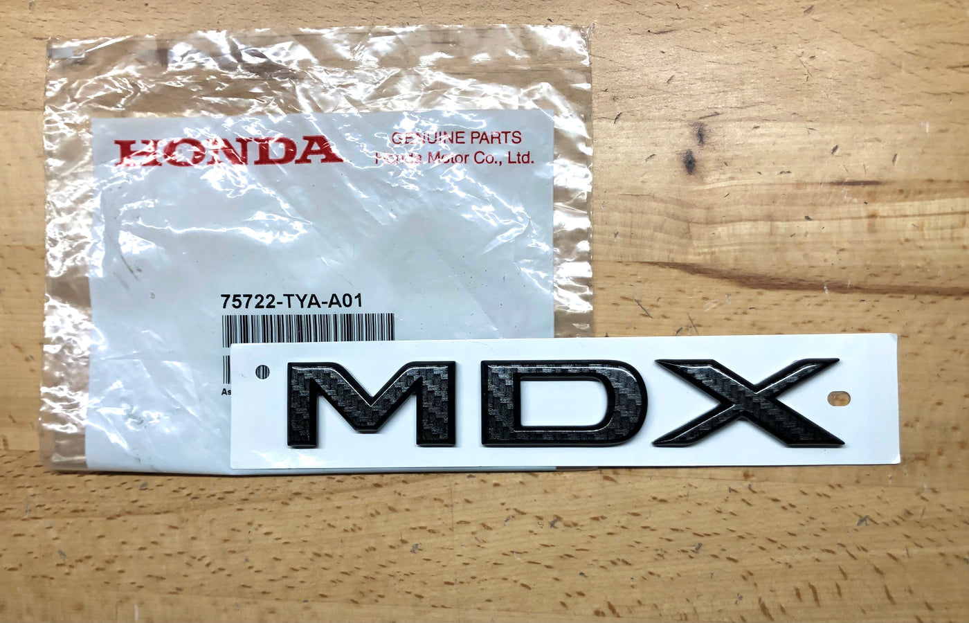 Acura MDX 22-24 Carbon Fiber Nameplate OEM
