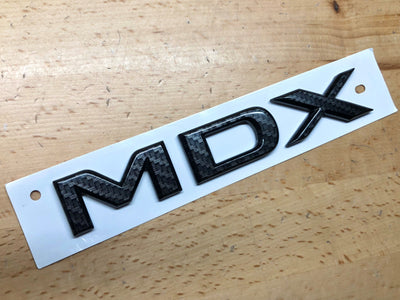 Acura MDX 22-24 Carbon Fiber Nameplate OEM