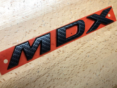Acura MDX 14-16 Carbon Fiber Nameplate OEM