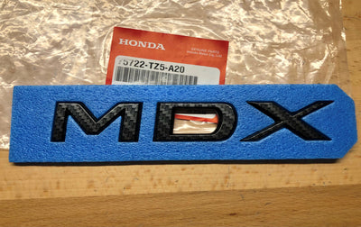 Acura MDX A-Spec Carbon Fiber Effect Emblem Set 19-20 OEM