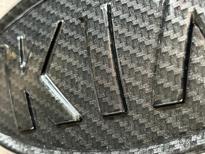 Kia Soul Hood Black Carbon Fiber Badge Rear Sorento Emblem OEM