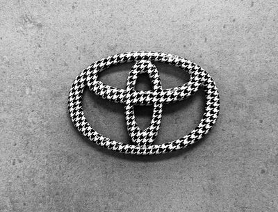 Toyota Prius Houndstooth Rear Emblem Logo