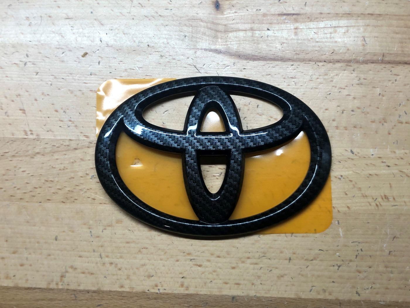 Toyota Land Cruiser Sienna Carbon Fiber Effect Emblem