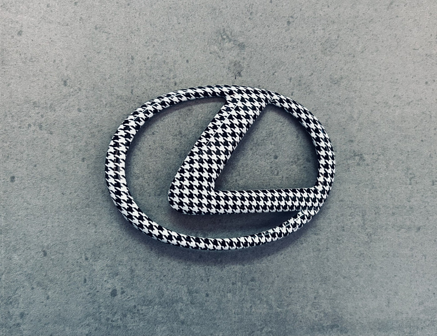 Lexus IS F 08-14 Houndstooth Rear Trunk Emblem OEM Logo