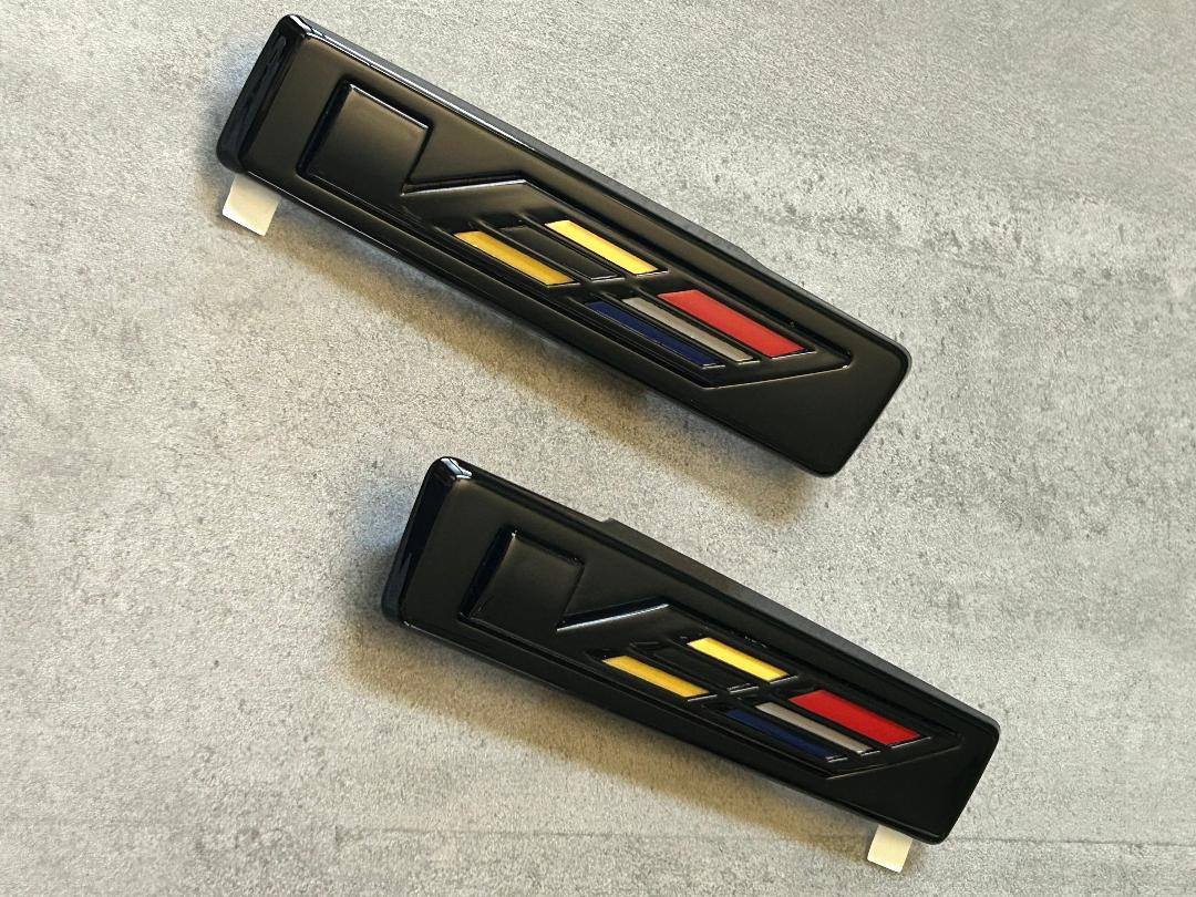 Custom Order for Talbert- Gloss Black Side Emblems