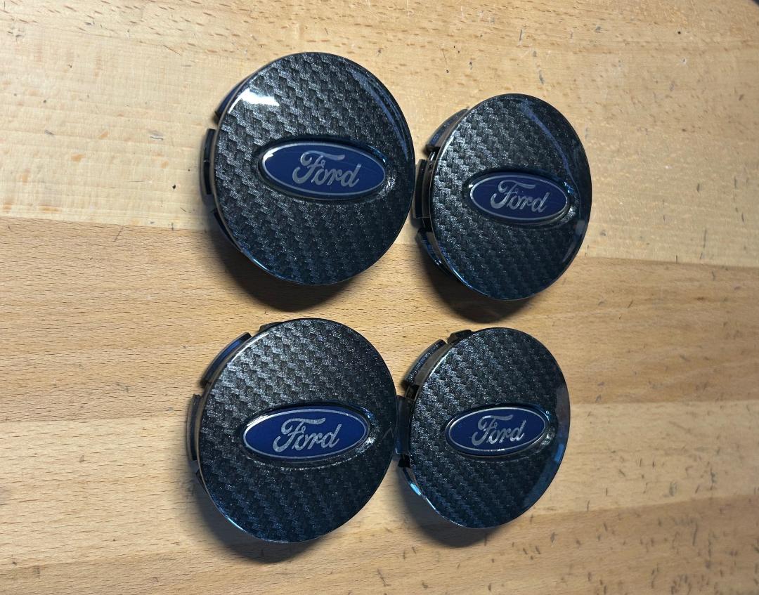 Ford Explorer Carbon Fiber Effect Wheel Center Cap x4 Set OEM