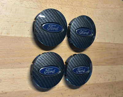 Ford Explorer Carbon Fiber Effect Wheel Center Cap x4 Set OEM