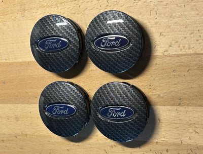 Ford Explorer Carbon Fiber Effect Wheel Center Cap x4 Set OEM