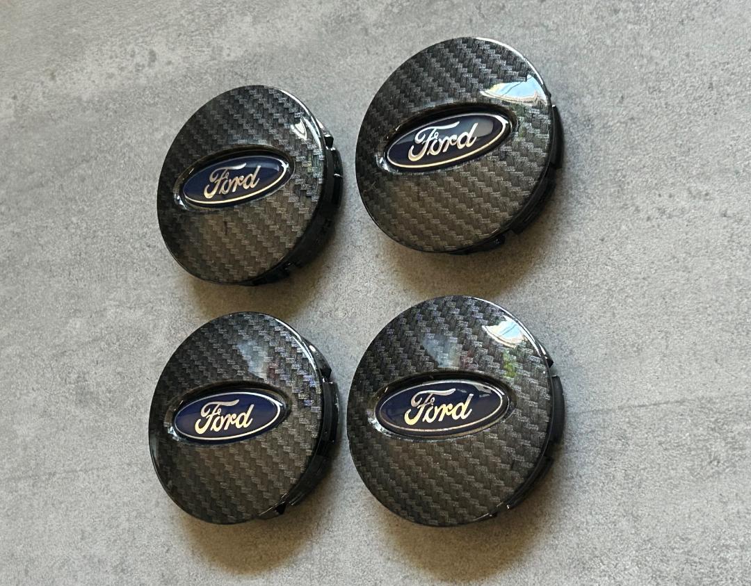 Ford Explorer Carbon Fiber Effect Wheel Center Cap x4 Set OEM