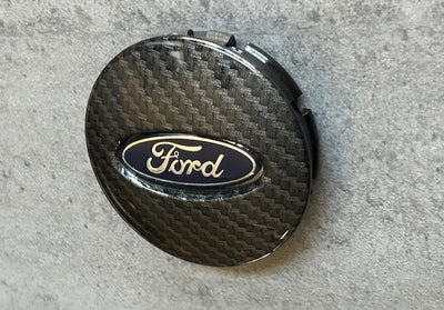 Ford Explorer Carbon Fiber Effect Wheel Center Cap x4 Set OEM