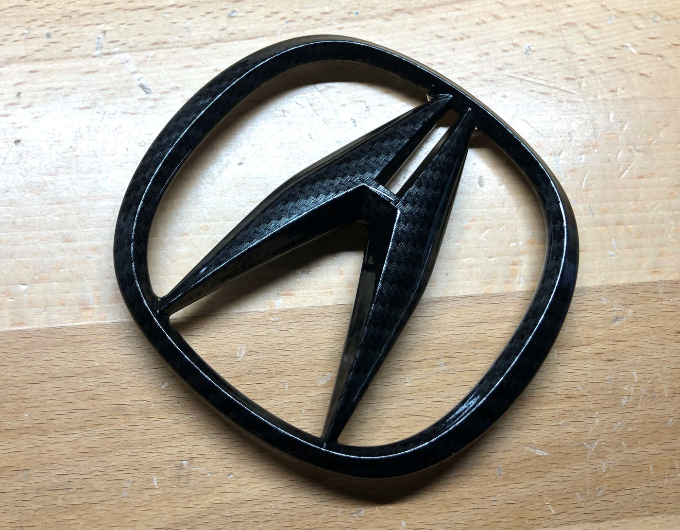 Acura TSX RDX Carbon Fiber Grille Emblem
