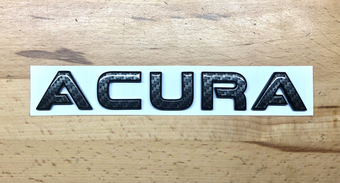 Acura TSX 09-14 Carbon Fiber Nameplate Letters