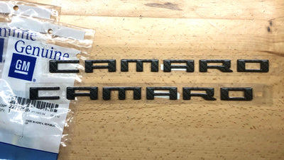 Chevy Camaro Carbon Fiber Effect Nameplates